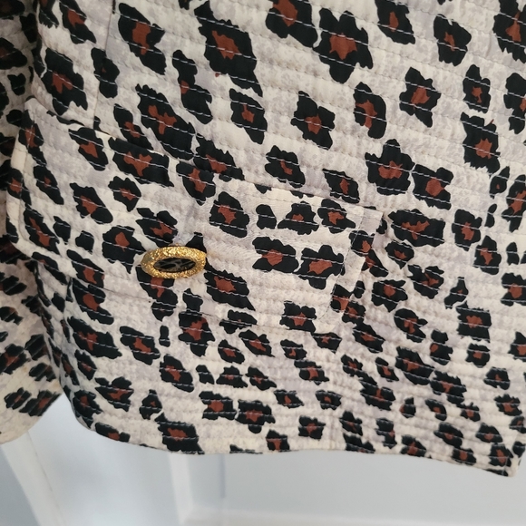 Animal Print 2pc skirt set Rickie  Freeman for TeriJon - Picture 3 of 16